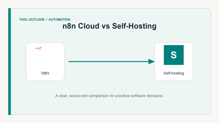 n8n Cloud vs Self-Hosting editorial illustration